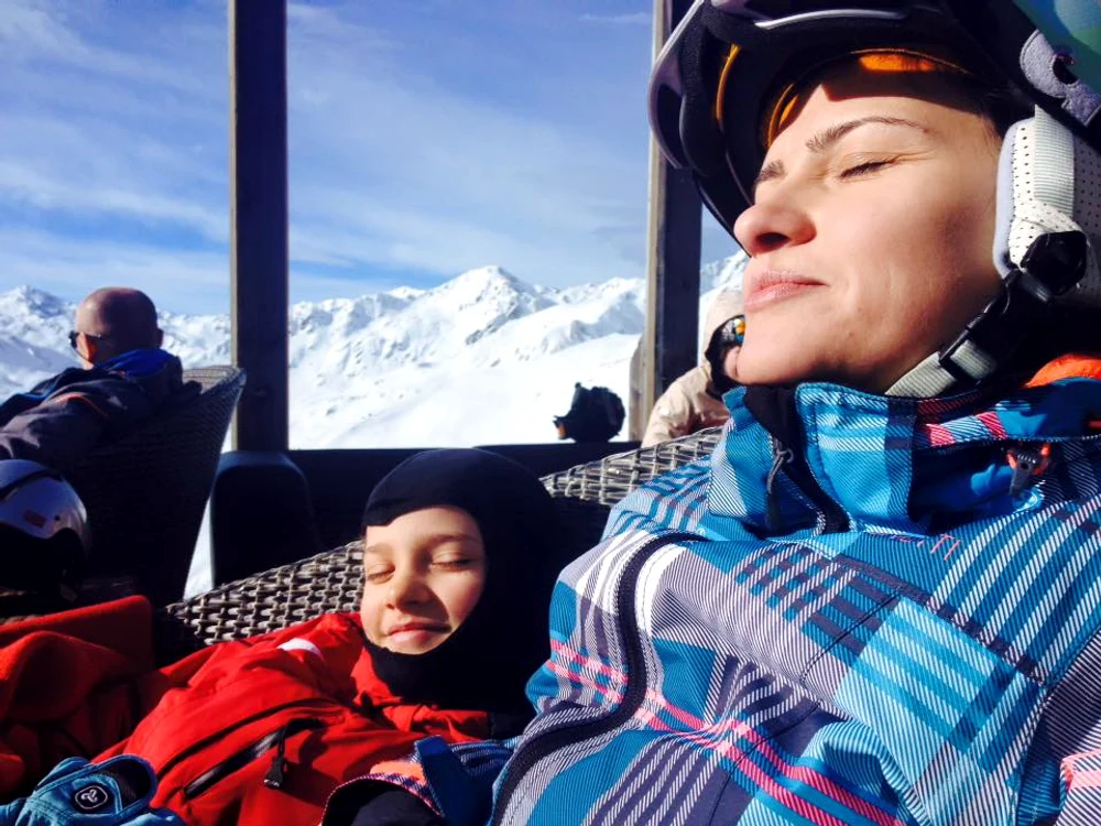La începutul lunii februarie, actorul Marius Florea Vizante a fost în vacanță în Austria, împreună cu familia sa