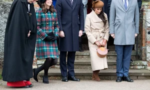 La primul Crăciun petrecut la Sandrigham, Meghan nu era încă soţia lui Harry jpeg