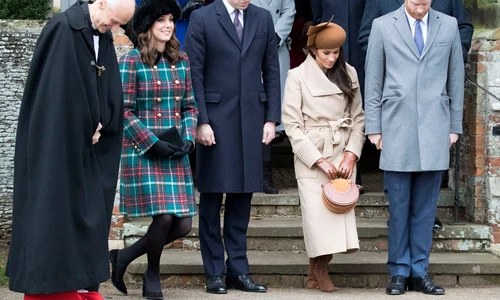 La primul Crăciun petrecut la Sandrigham, Meghan nu era încă soţia lui Harry jpeg