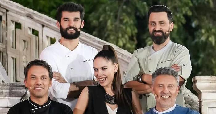 Irina Fodor, alături de cei patru Chefi foto: Instagram 