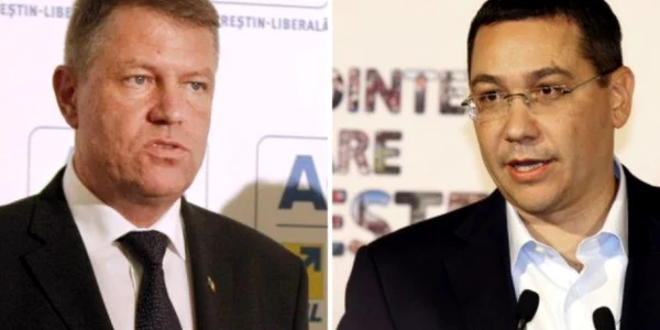 Victor Ponta şi Klaus Iohannis