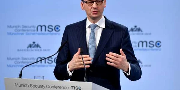 Prim-ministrul polonez Mateusz Morawiecki FOTO AFP 