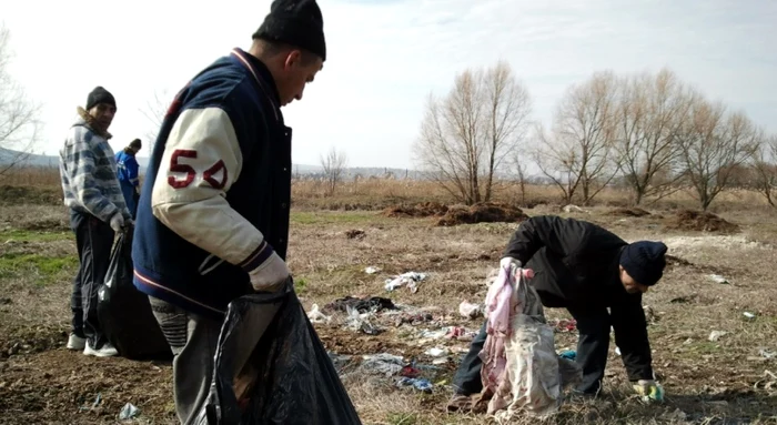 Au curăţat malurile Dunării FOTO Penitenciarul Tulcea