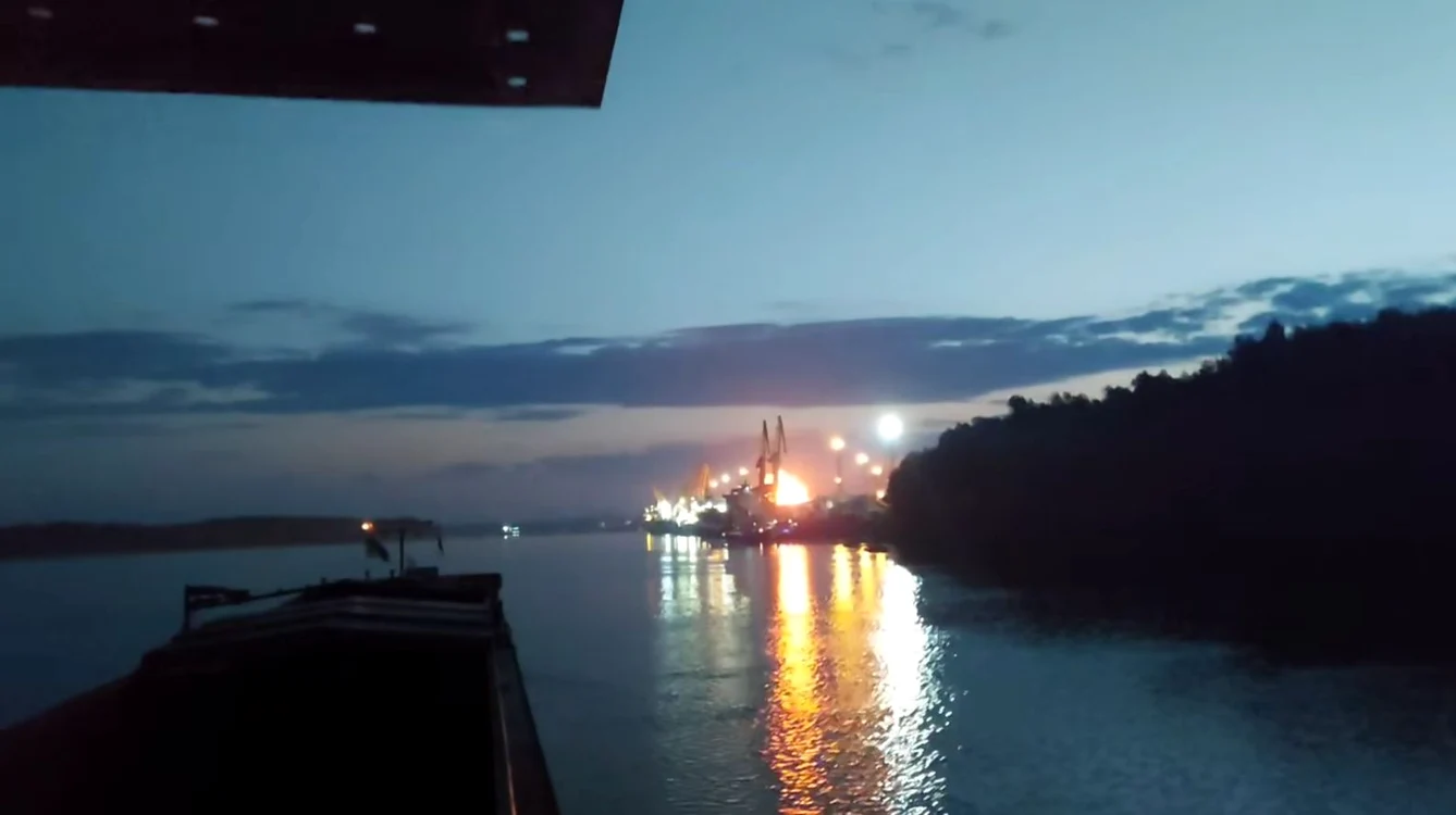 Atacul cu dronă de la Reni FOTO Captură video