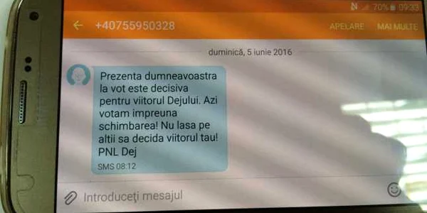 mesaj PNL Dej foto PNL CLUJ