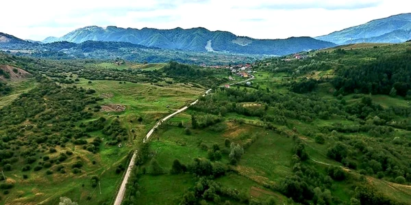 Varianta de ocolire a Văii Oltului - fostul DN7D actual DJ703H - din Ţara Loviştei - Vâlcea Foto CNIPT Vâlcea