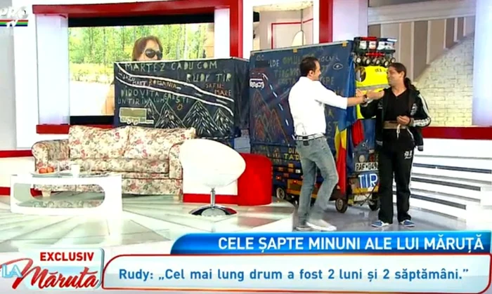 Omul Tir, în platoul lui Cătălin Măruţă