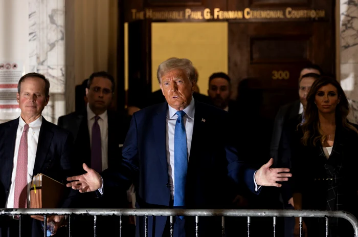 Trump a depus pe 6 noiembrie mărturie în procesul civil de fraudă intentat în New York FOTO EPA-EFE