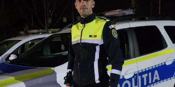 Bărbat împiedicat de la un gest extrem de un polițist din Dâmbovița. FOTO Poliția Română
