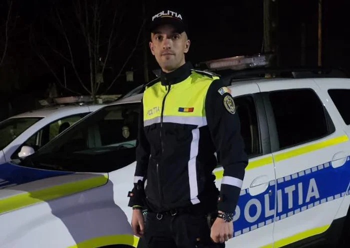 Bărbat împiedicat de la un gest extrem de un polițist din Dâmbovița. FOTO Poliția Română