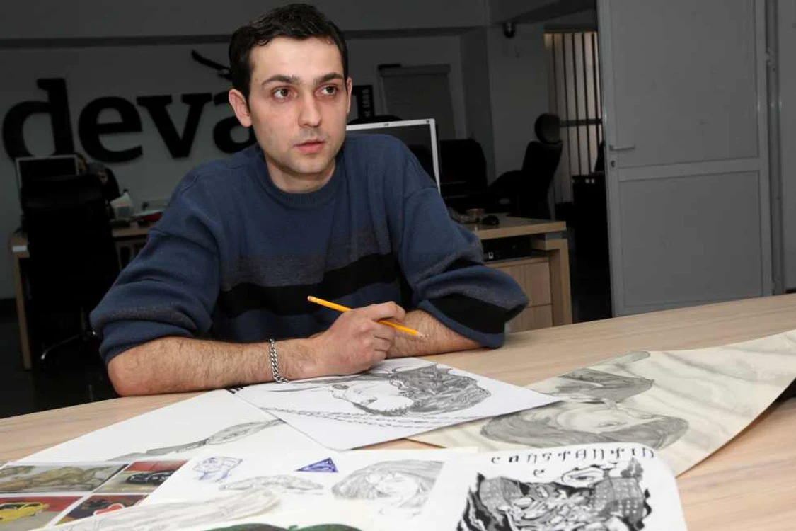 Andrei Măndăşescu este pasionat de desen şi de speed painting
