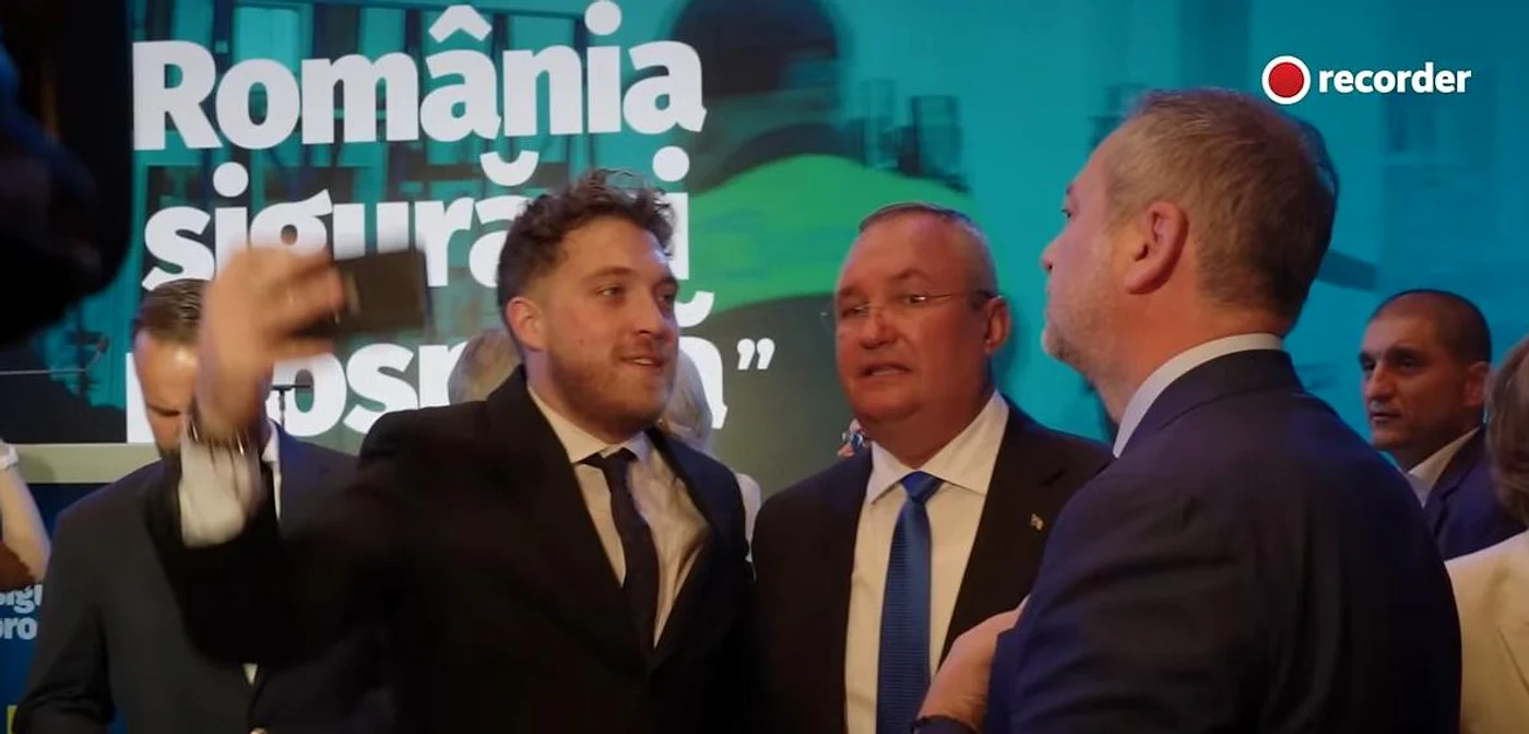 Adrian Casianu Vlaicu (stânga)  și Nicolae Ciucă FOTO Recorder