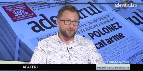 Leonard Rizoiu, expert resurse umane la Adevarul Live Sursa foto Adevarul png