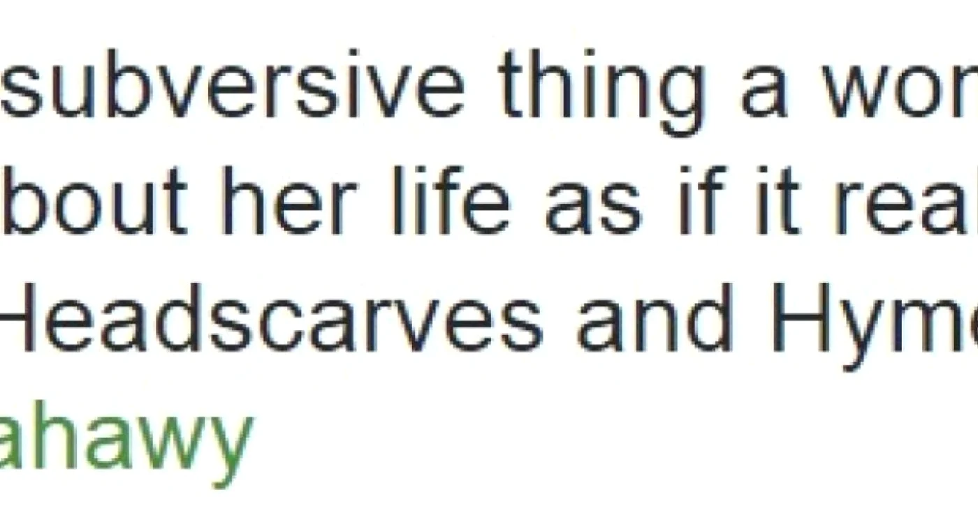 Headscarves and Hymens Quote