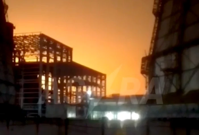 Rafinăria Taneko este una dintre cele mai mari din Rusia FOTO Captură video