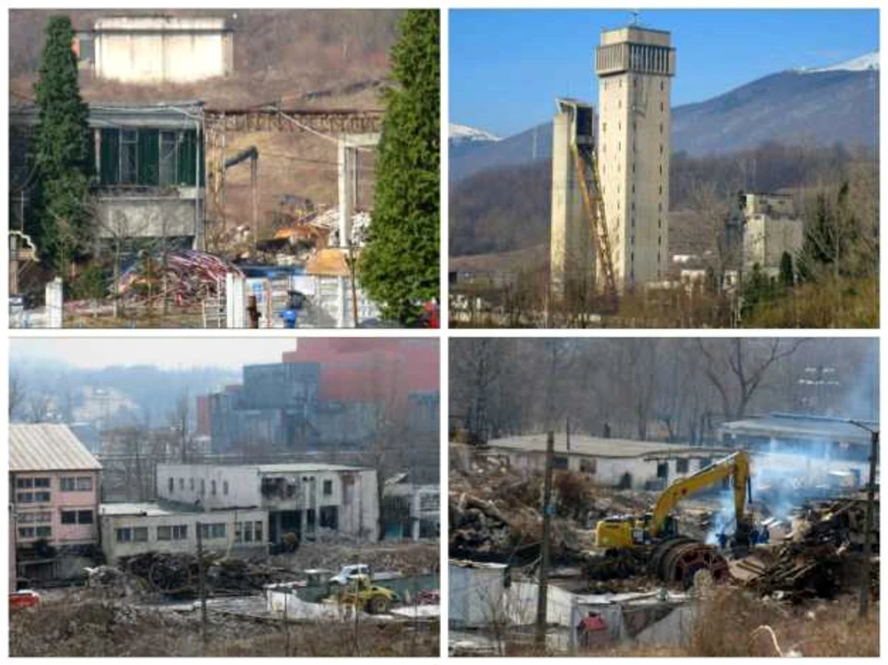 demolarea minei paroseni foto constantin racaru
