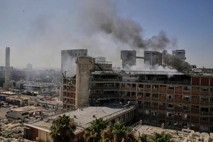 Spitalul Soroka din Israel, distrus FOTO Profimedia 