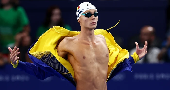 David Popovici, campionul modest al României. Foto EPA EFE 