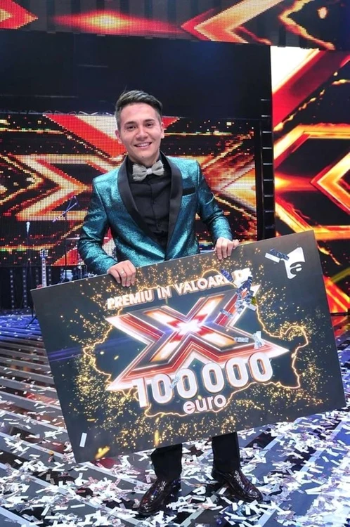 Florin Răduţă este câştigătorul X Factor 2015.  Sursă: Antena1