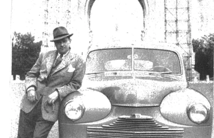 Ernst Dawyl la Arcul de Triumf Sursa volganeagra.blogspot.com