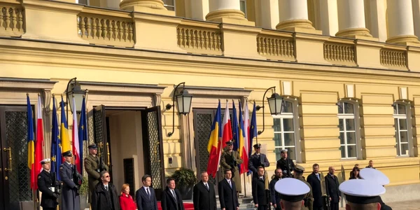 Delegatie Nicolae Ciuca la Varsovia FOTO Andreea Ghiorghe