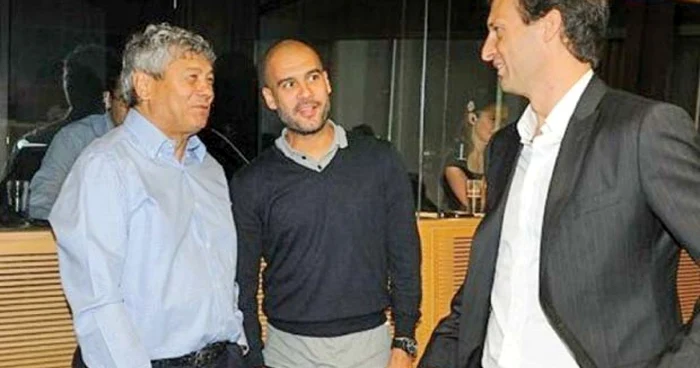 Lucescu s-a întreţinut minute bune cu Guardiola 