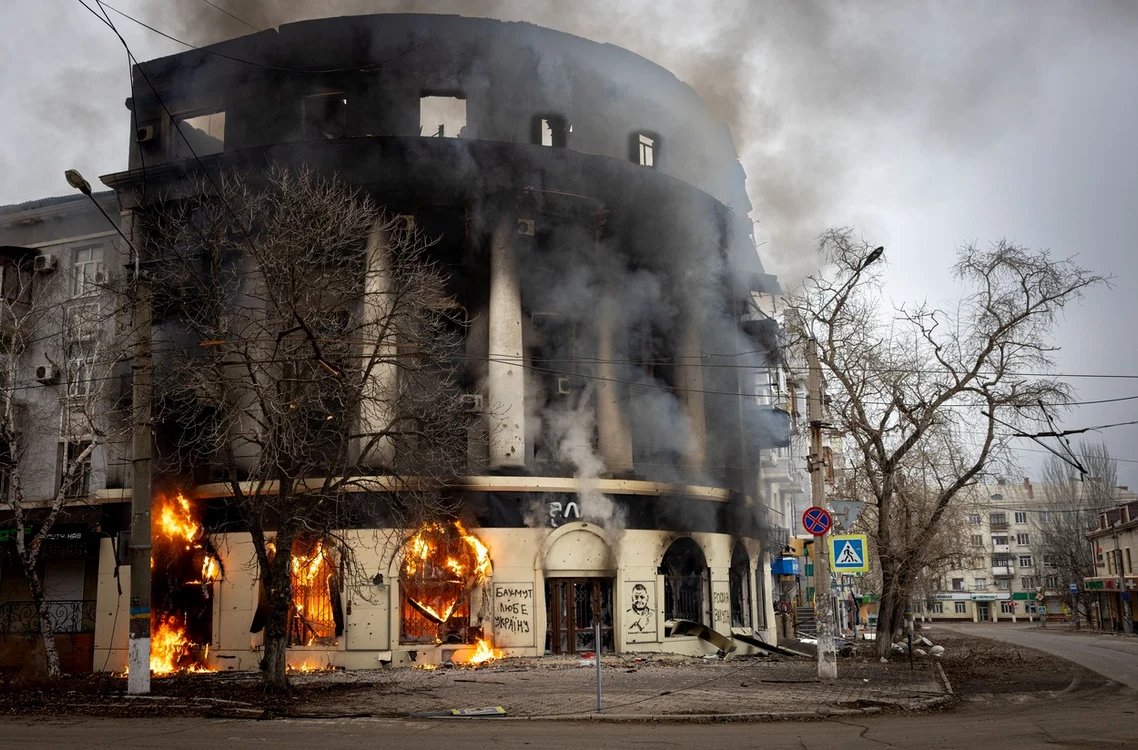 Distrugeri masive în Bahmut / Foto: Profimedia