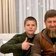 Ramzan Kadirov si Adam Kadirov FOTO Profimedia jpg
