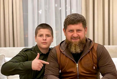 Ramzan Kadirov si Adam Kadirov FOTO Profimedia jpg