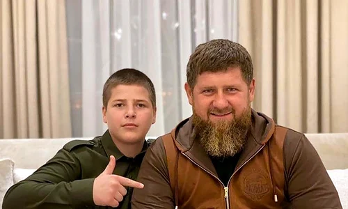 Ramzan Kadirov si Adam Kadirov FOTO Profimedia jpg