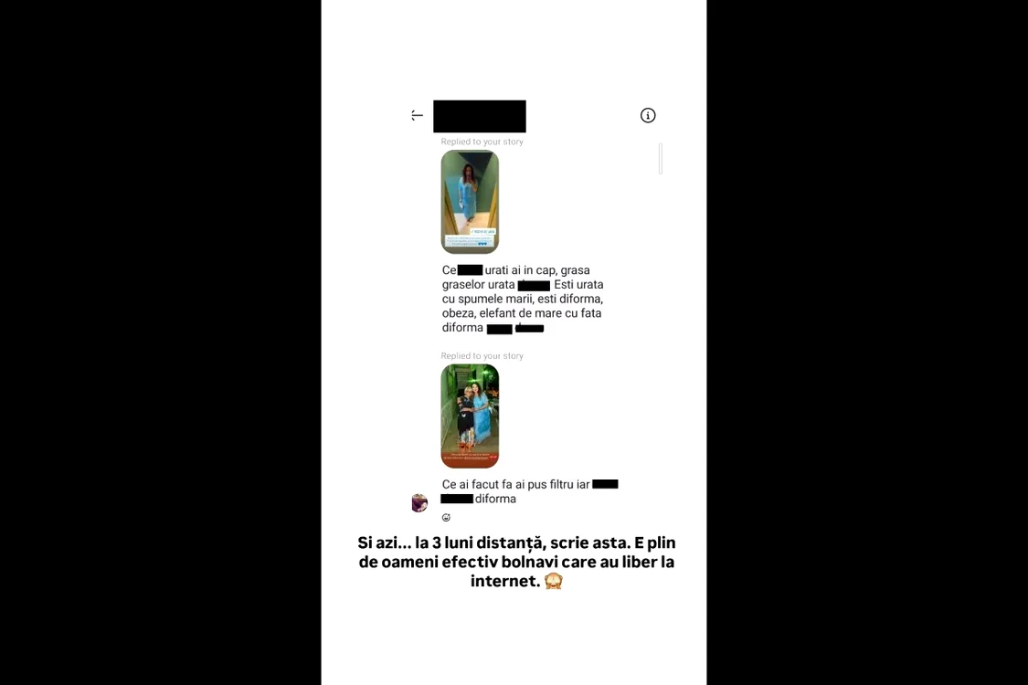 Comentariile primite de Oana - Foto: Instagram