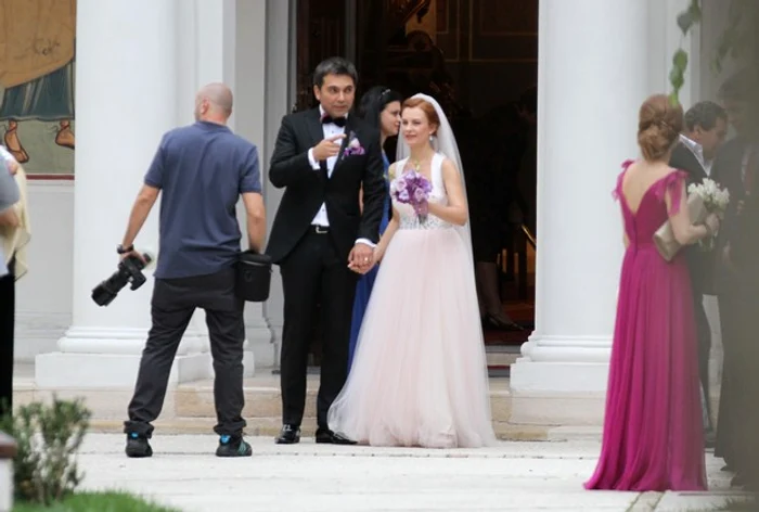 
    Augusta Lazarov (40 de ani) și Andreas Petrescu (39 de ani) s-au căsătorit la 27 septembriefoto: Blitz  