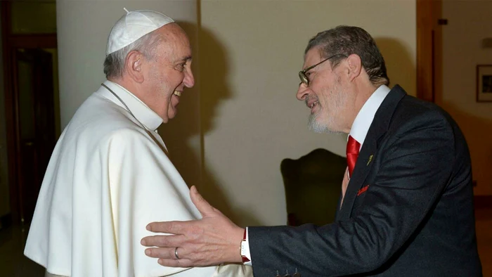 Papa Francisc şi medicul său personal Fabrizio Soccorsi FOTO ANSA