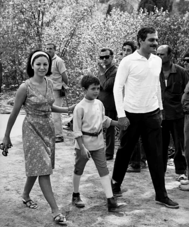 Omar Sharif și Faten Hamama au avut împreună un băiat
