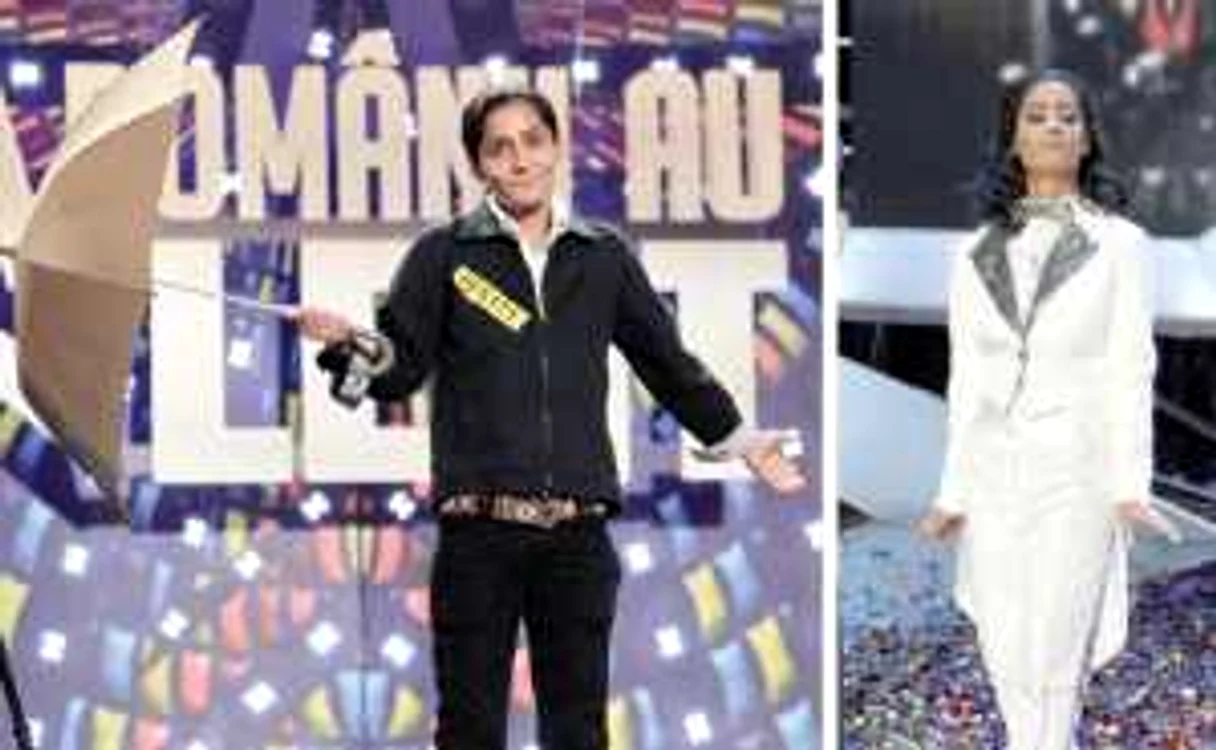 La audiţii, Camelia s-a îmbrăcat într-o geacă albastră şi o pereche de pantaloni negri şi, prin eforturi financiare, în semifinală a purtat un costum alb imaculat .FOTO Pro TV