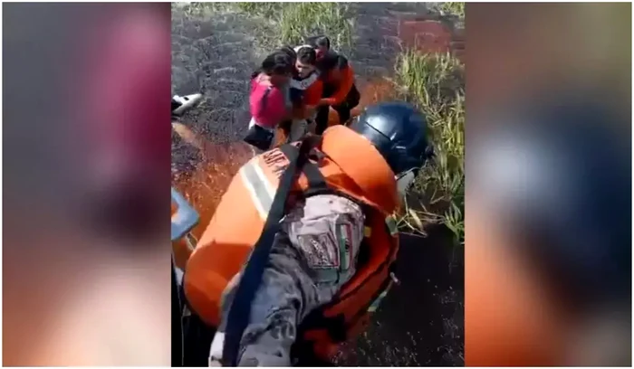 Cinci oameni, salvați miraculos după prăbușirea unui avion.