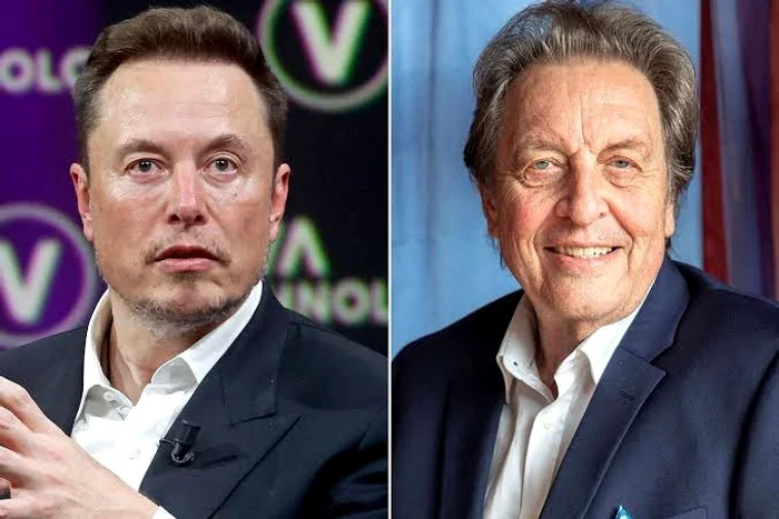Elon Musk și tatăl său Errol Musk. FOTO: X
