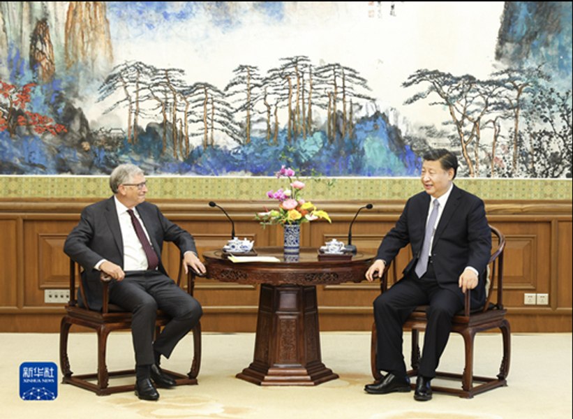 Președintele Xi s-a întâlnit cu Bill Gates și l-a numit „prieten”. Un nou tip de diplomație americană în China? China la zi