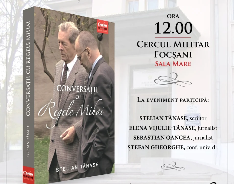 Lansarea va avea loc la Cercul Militar Focşani