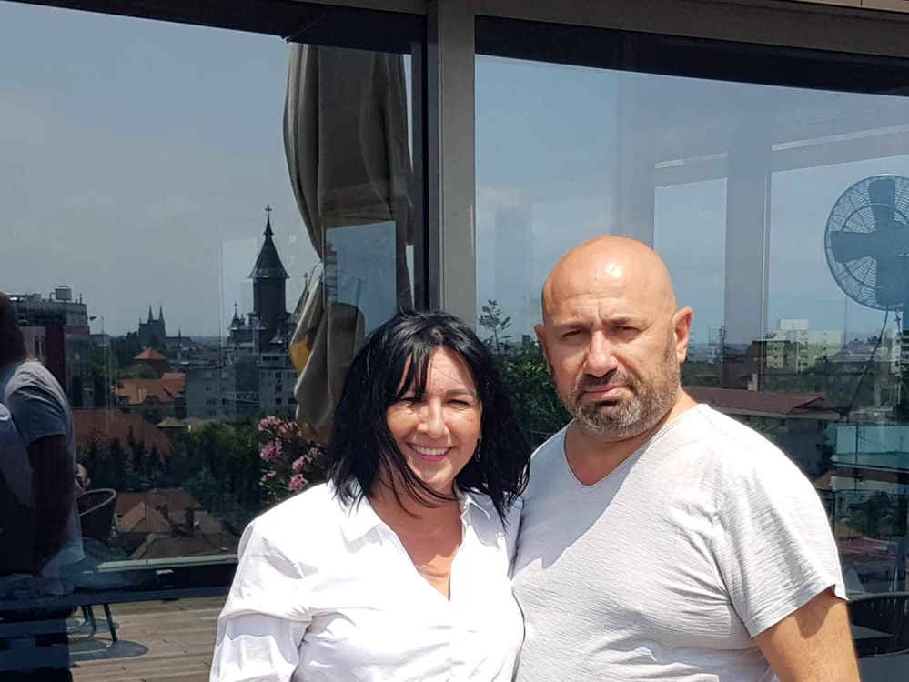 Simona alături de Scărlătescu FOTO: arhivă personală 