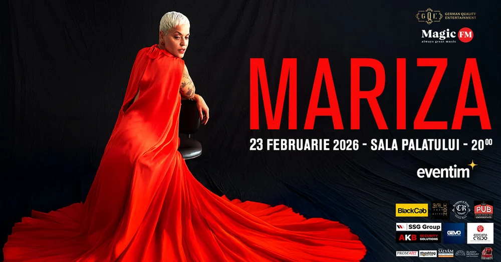 MARIZA vine la București! Grăbește-te: mai sunt puține bilete pe Eventim