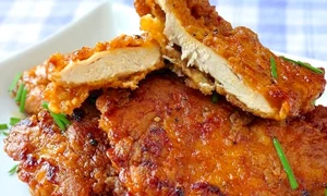 snitele de pui cu sos de miere si usturoi 580x400 jpeg