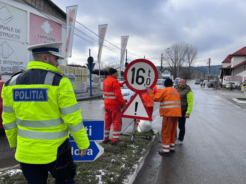 Restricții de tonaj pe DN 73C, sectorul Piatra - Tigveni - Curtea de Argeș, dar și pe DN7