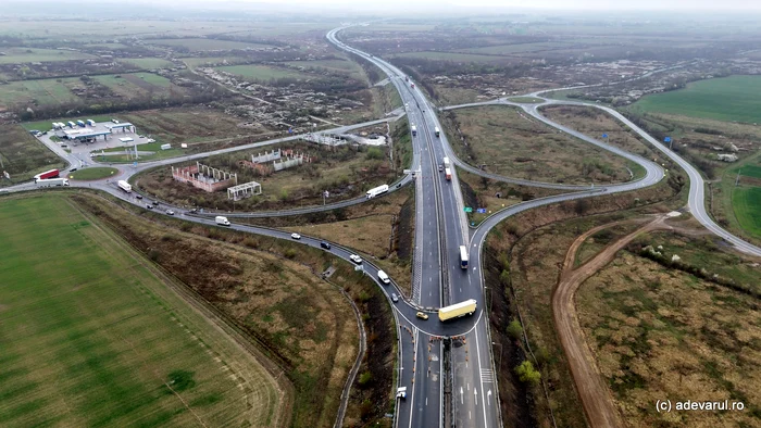 Nodul de autostradă Margina. Foto: Daniel Guță. ADEVĂRUL