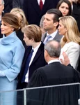 Președintele Donald Trump, la depunerea jurământului în primul mandat, la 20 ianuarie 2017 (© Facebook / The Trump White House Archived)