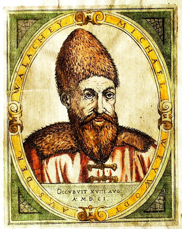 Mihai Viteazul   o imagine mai putin cunoscuta, o reproducere a unei gravuri executate in anul 1665 de Johann Siebmacher jpg jpeg
