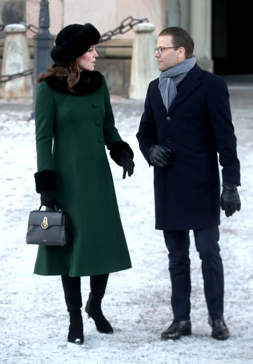 Kate Middleton și prințul Daniel al Suediei, pe 30 ianuarie 2018