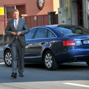 Mașina folosită de Klaus Iohannis, scoasă la licitație. FOTO: Turnul Sfatului