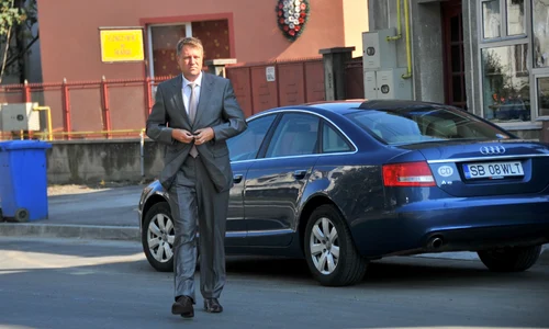 Mașina folosită de Klaus Iohannis, scoasă la licitație. FOTO: Turnul Sfatului