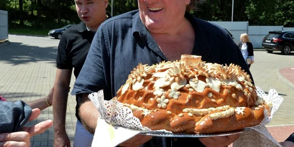 gerard depardieu in belarus FOTO Sputnik